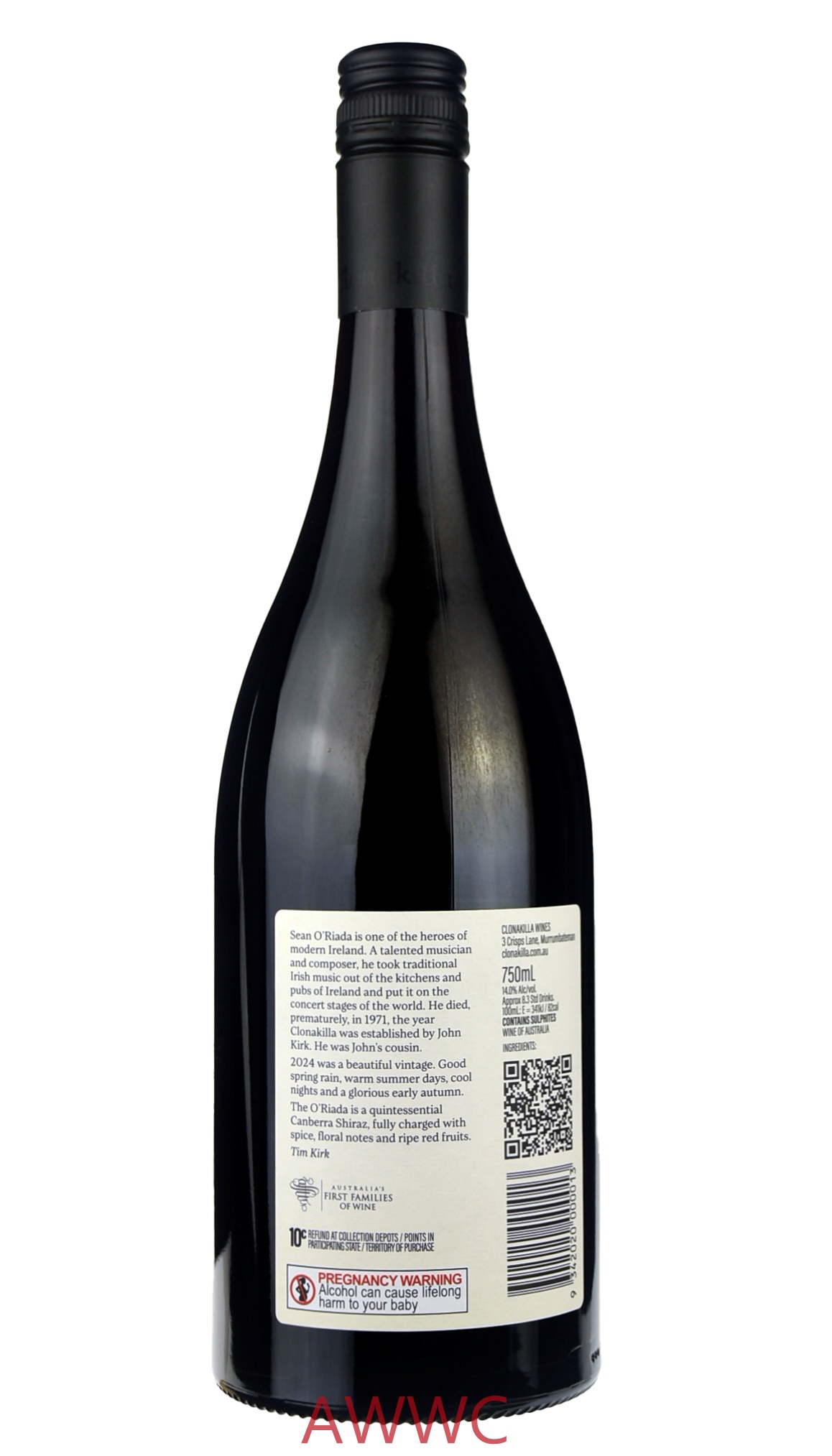 克倫基拉O'Riada 設拉子2024