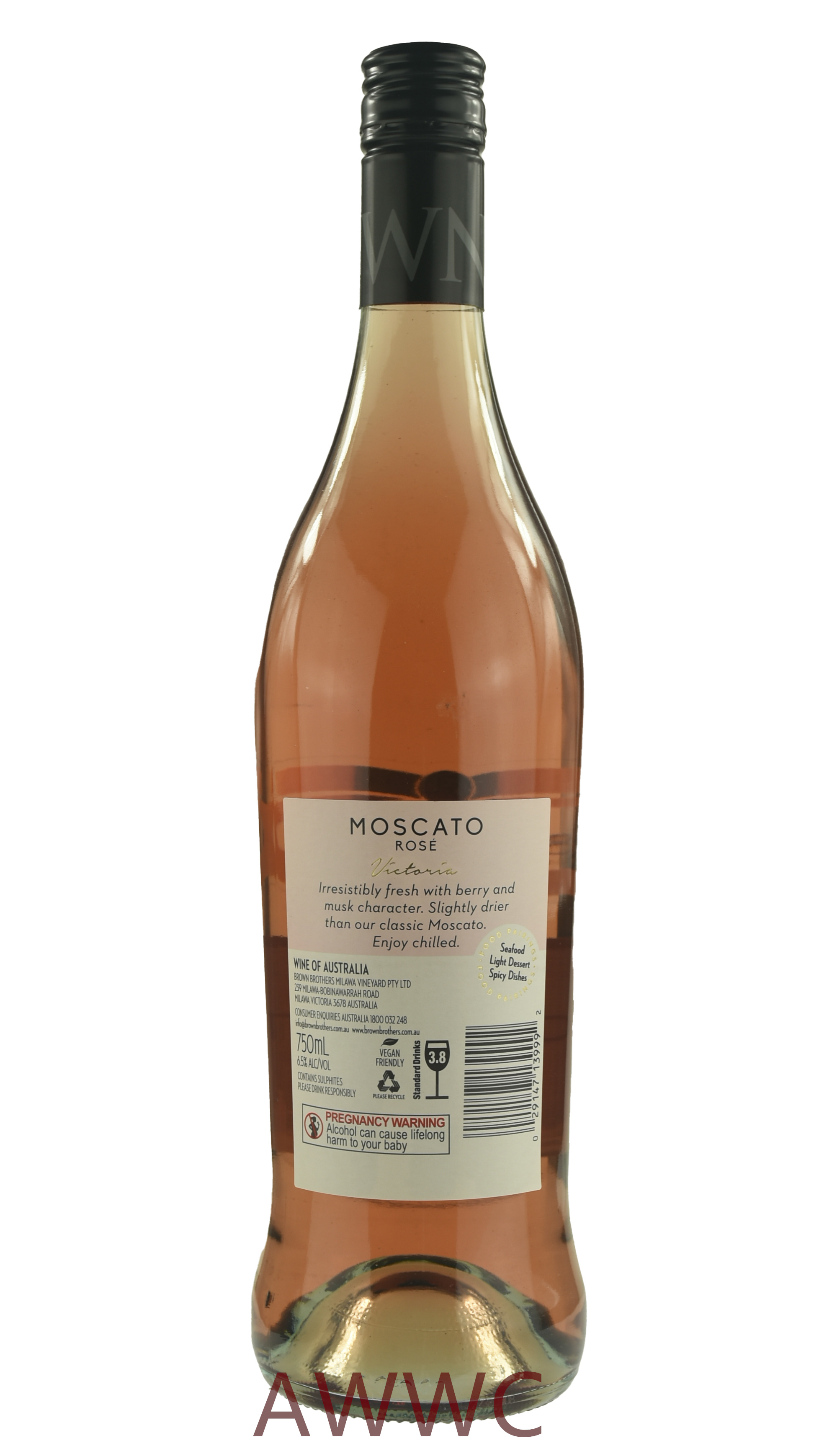 Brown Brothers Mascato Rose 2022