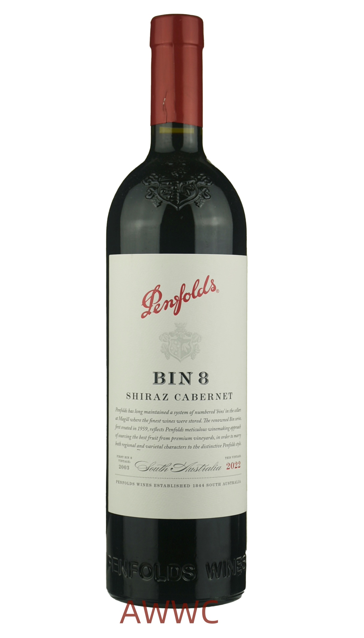奔富 Bin 8 赤霞珠設拉子 2022（ 木塞 ）