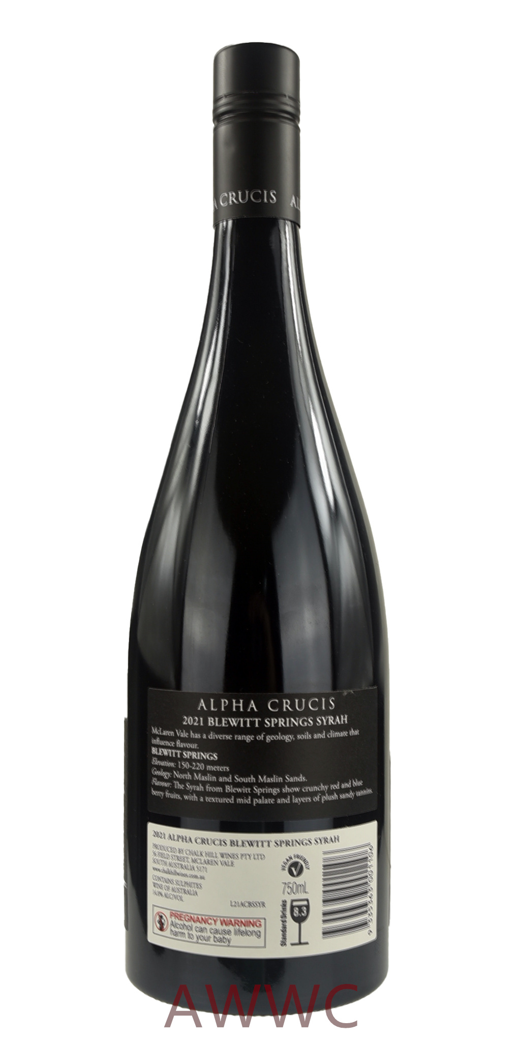 阿尔法克吕西Blewitt Springs Syrah 2021