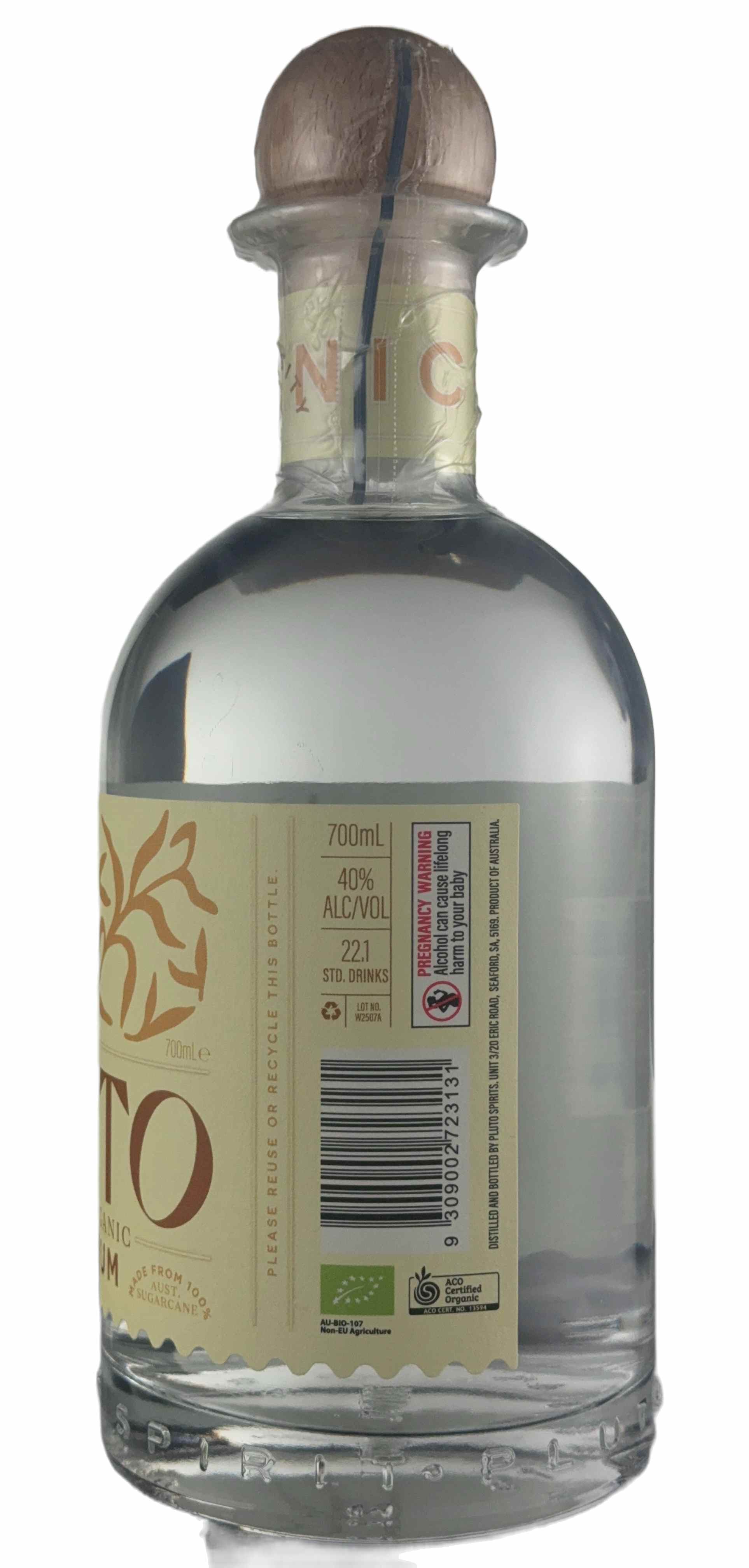 普盧托 有機白蘭姆酒 700ml